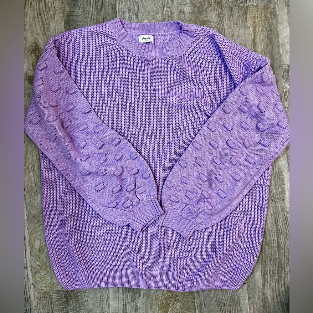 Amalli Talli Lavender Knit Sweater